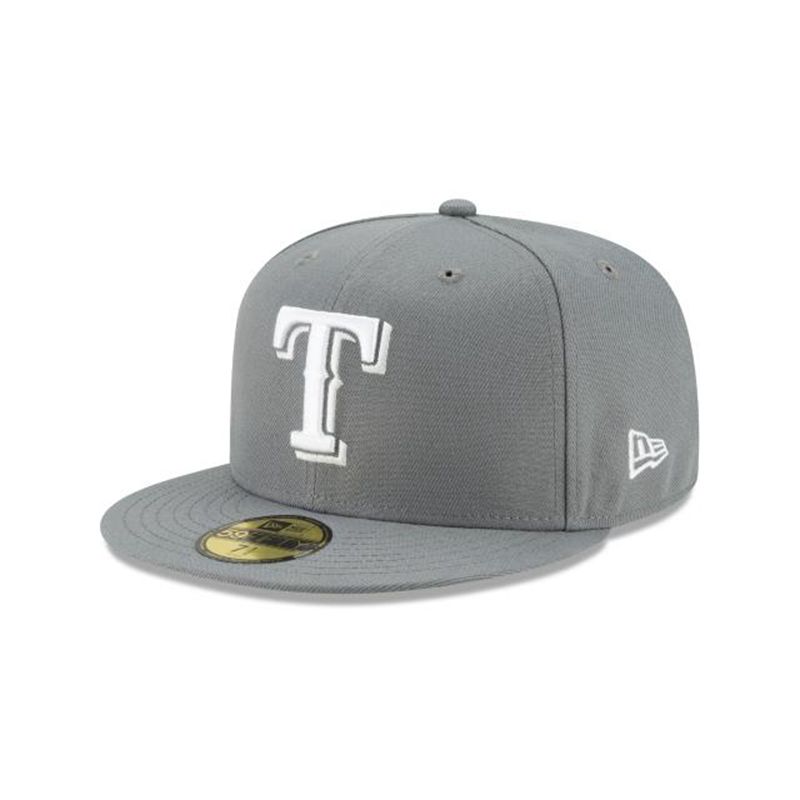 MLB Texas Rangers Floral Undervisor 59Fifty Fitted (ZRN0736) - Grey New Era Caps